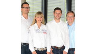 Zum Osnabrücker Sales-Team von Herweck gehören (v. l.) Stefan Sprengel, Simone Reinecke, Jan Kollorz und Jörg Steenblock; rechts im Bild Vertriebsleiter Hans-Jürgen Witfeld. (Bild: Herweck)