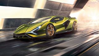 Lamborghini stellt auf der IAA 2019 den Sián vor. (Lamborghini )
