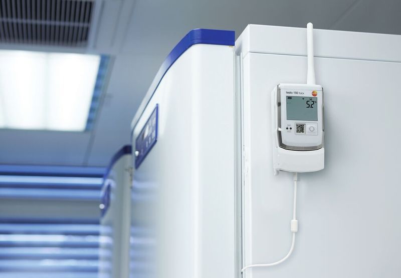 Das Umgebungsmonitoringsystem Testo Saveris 1 liefert durchgängige Daten über viele Jahre. (Bild: Testo Saveris)