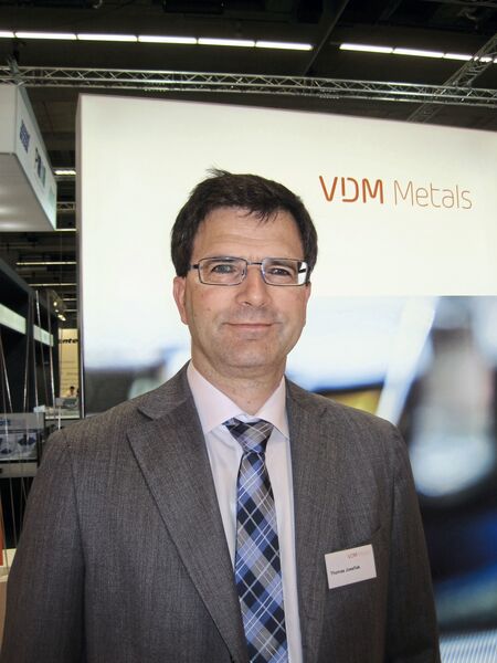 “We have had a well-attended symposium on nickel alloys at this years‘ Achema. One highlight was the introduction of our latest material development, Alloy 699 XA, for applications in metal dusting environments. The Achema was yet again a successful show for VDM and we are already looking forward to 2021.” Thomas Josefiak, VP of Sales, Chemical Process Industry, VDM Metals International (Bild: PROCESS)