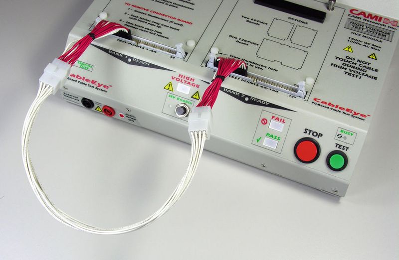 Bild 5: Testkabel angeschlossen (Alldaq)