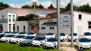 Ein weiterer Teil seiner Vision ist Schobers seit April 2020 laufendes selbst entwickeltes Mirai-Abo. Die Wasserstoffstromer hat er alle selbst finanziert. (Auto Schober)