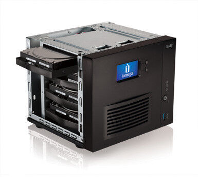 Das Iomega ix4 ist offen für die Zusammenarbeit mit den Servern vieler Hersteller... (Bild: Iomega)