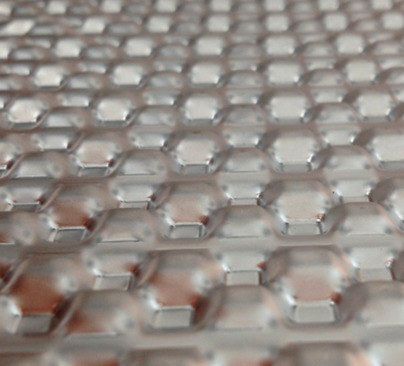 The unique rollercoaster pattern found on the plates in Alfa Laval’s Duro Shell plate-and-shell heat exchanger gives the plates identical mechanical properties in all directions (Alfa Laval)