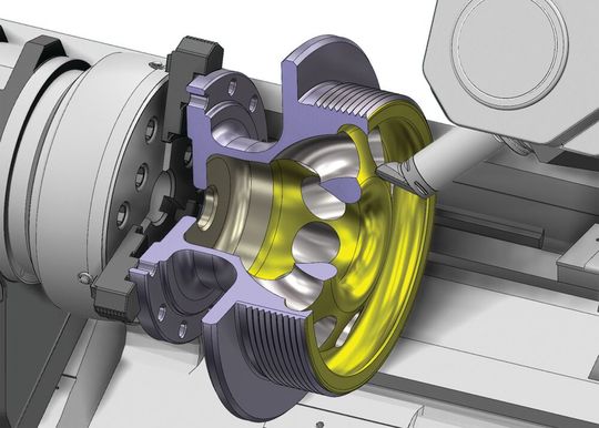 Mastercam 2023 introduces a new toolpath to the Turning suite for the Mill-Turn product. Mastercam 2023 introduces a new toolpath to the Turning suite for the Mill-Turn product.