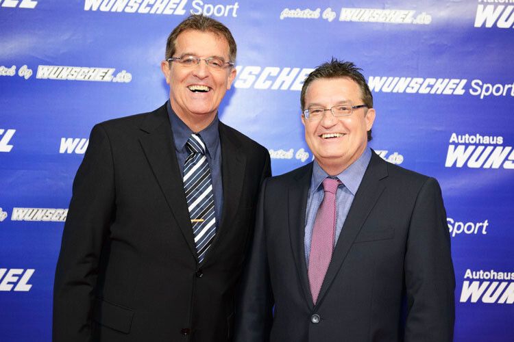 Engen Kontakt zur nationalen und internationalen Motorsportszene pflegen die Brüder Dieter (re.) und Hans-Jürgen Wunschel schon seit den 80er Jahren. Damals fuhren beide in der deutschen Motocross-Junioren-Meisterschaft ... (Foto: Wunschel)