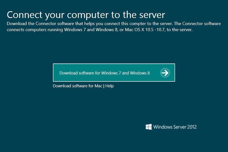 Um Clientcomputer anzubinden, verbinden sich Anwender mit Windows 7/8 und dem Internet Explorer mit der Webseite http:///connect. Über einen Assistenten erfolgt anschließend die Anbindung. (Archiv: Vogel Business Media)