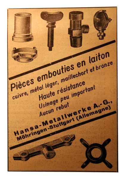 Publicité originale datant de janvier 1933, date de l'éclosion du MSM, Marché Suisse des Machines. (Image: MSM / Document d'archive)