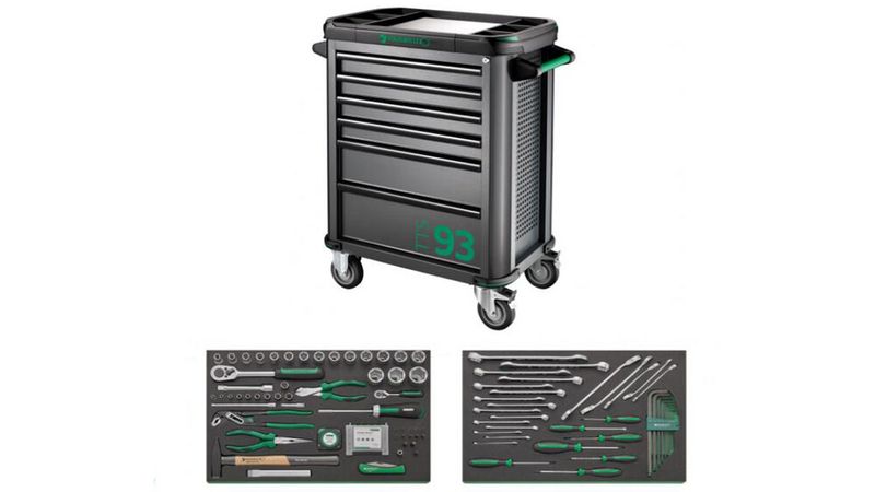 Der Wagen mit dem 111-teiligen Werkzeugsatz kostet 699 Euro netto. (Bild: Stahlwille)