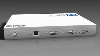 Die 3D-Printbox macht jeden Rep-Rap-3D-Drucker netzwerkfähig und über WLAN und Internet steuer- und überwachbar. (Bild: German Rep Rap)