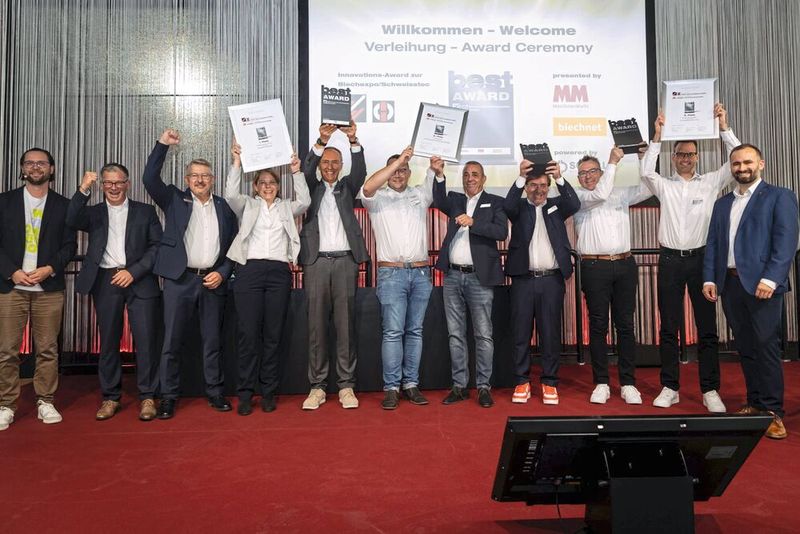 Impressionen der Verleihung des „best Award“ 2025 am ersten Messetag. (Bild: Jürgen Biniasch)