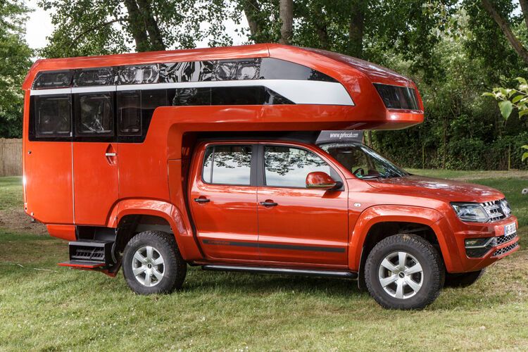 Das Designer-Offroadmobil GeHoCap ist Luxus pur, verwendet Leichtbau-Wände aus Flugzeugcarbon und Materialien aus dem Yachtbau. (Bild: GeHoCab)