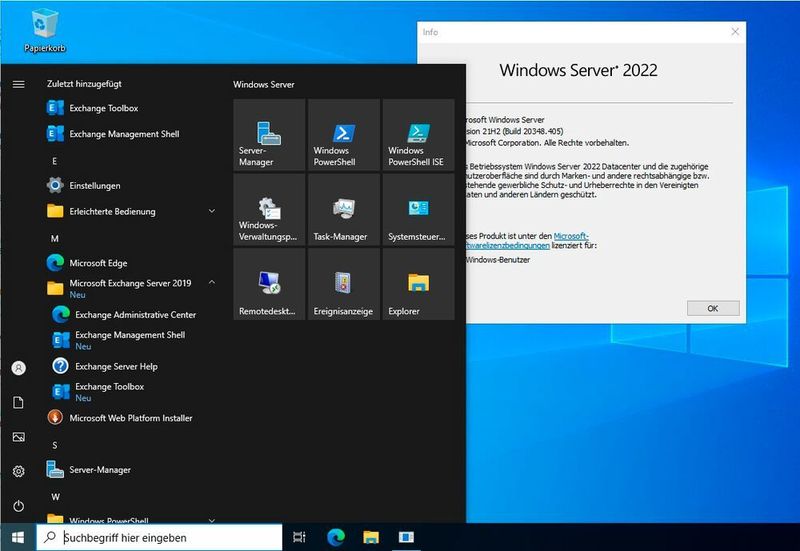 Nach der Installation von Exchange 2019 erfolgt die Verwaltung mit dem Exchange Admin Center. (Microsoft / Joos)