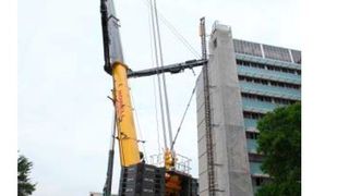 Der GMK6400, einer der leistungsstärksten sechsachsigen All-Terrain-Krane auf dem Markt, wird von Manitowoc gebaut. Die Grundplatte fertigt der Schweißbauspezialist Jebens GmbH. (Bild: Manitowoc Crane Group)