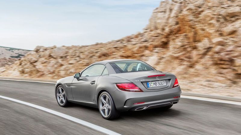 Neuer Name fürs Facelift, aber keine Fortune: Im Jahr 2016 mutierte der Mercedes-Benz SLK zum SLC, bevor er 2019 ersatzlos eingestellt wurde. (Bild: Mercedes-Benz Classic Archive)