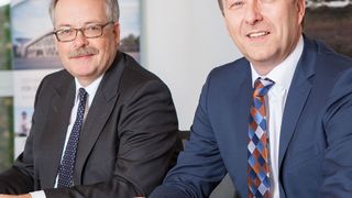 Geschäftsleitung Infraserv Knapsack (v.l.n.r.): Dr. Clemens Mittelviefhaus und Ralf Müller (Infraserv Knapsack )