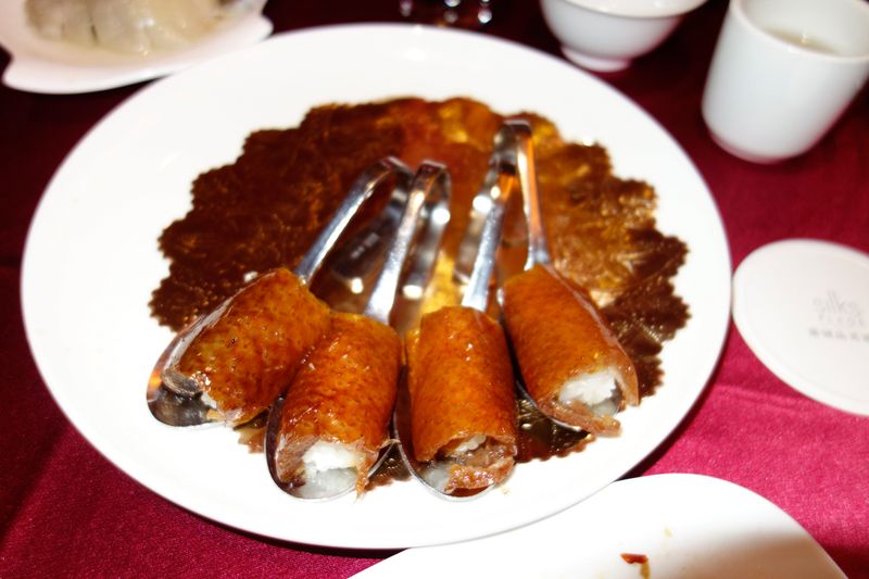 Enten-Sushi, sehr fein! (Bild: IT-BUSINESS)