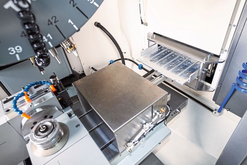 Das Multi-Palettensystem «WM MPSMill» reduziert den Bedarf an manuellen Eingriffen um ein Vielfaches. (Bild: Walter Meier (Fertigungslösungen))