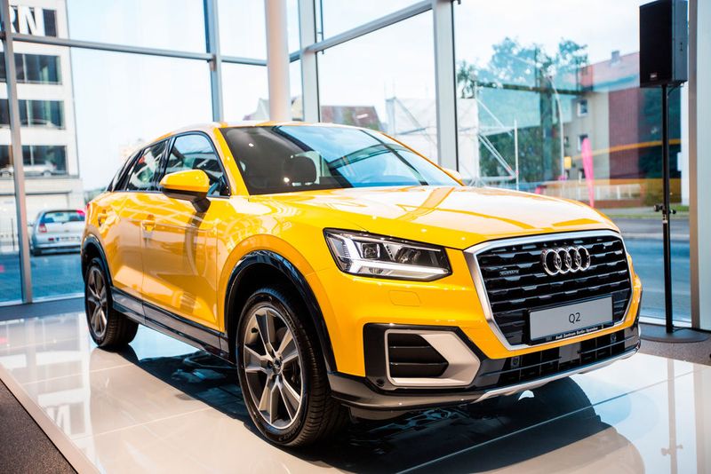 ... der Audi Q2, den die Berliner Gäste des Autohauses exklusiv begutachten konnten. (Bild: Autohaus Berolina)