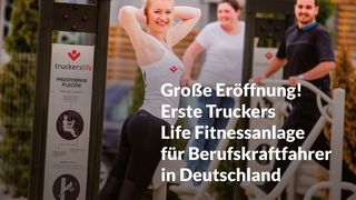Die Truckers Life Foundation vereint die Fahrergemeinschaft und hilft den Fahrern, gesund und aktiv zu leben – beispielsweise mit der neuen Freiluft-Fitnessanlage. (Bild: Raben)