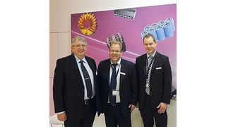 Distributionsvereinbarung (v.l.): Wilhelm Haßenpflug (GF Blume Elektronik), Dr. Thomas Ebel (GF FTCap), Dirk Hermann (Kundenberatung FTCap) (Bild: Blume)