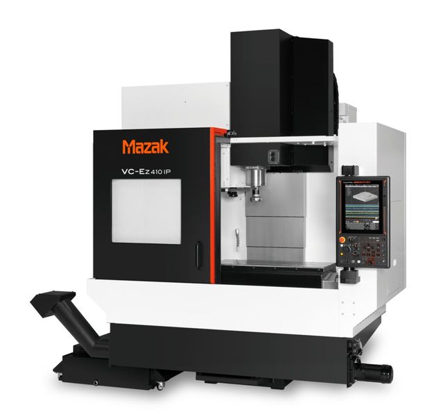The VC-Ez 410 IP 40-taper vertical machining centre offers a fast ROI for high-volume manufacturing applications . (Source: Mazak)