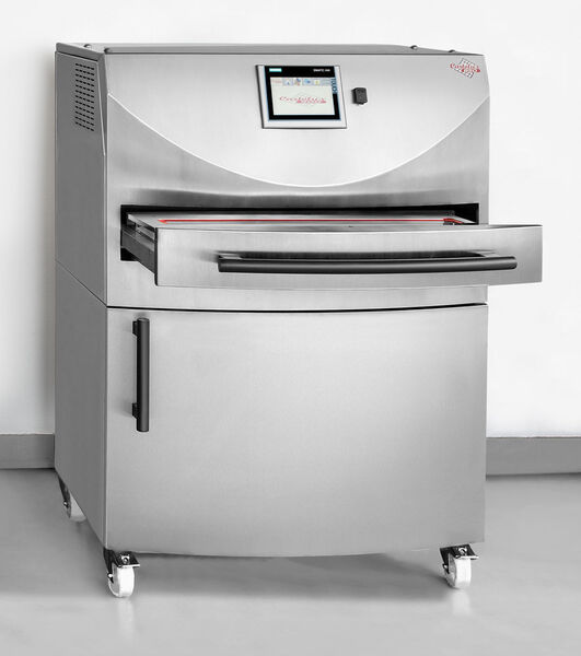 Die Cartolux 850 ist eine Heißversiegelungsmaschine der Produktreihe Top Clean Seal. Sie eignet sich für XXL-Formate bis maximal 850 x 300 mm. (Bild: Top Clean Packaging)