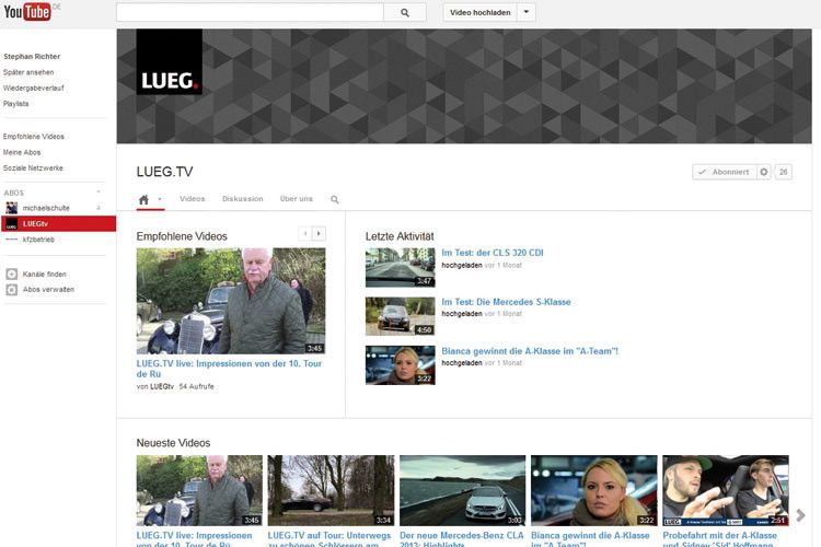 ... der eigene Youtube-Kanal ... (Foto: »kfz-betrieb«)