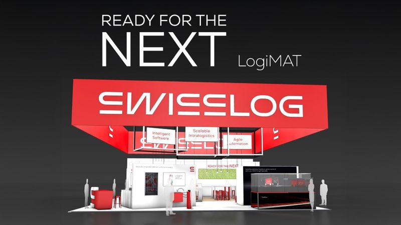 Mit dem diesjährigen LogiMAT-Motto „Passion for Details“, das perfekt zu Swisslogs präzisionsgetriebenem Ansatz passt, präsentiert das Unternehmen seine Vision unter der Leitbotschaft: „Ready for the Next“. (Bild:  Swisslog)