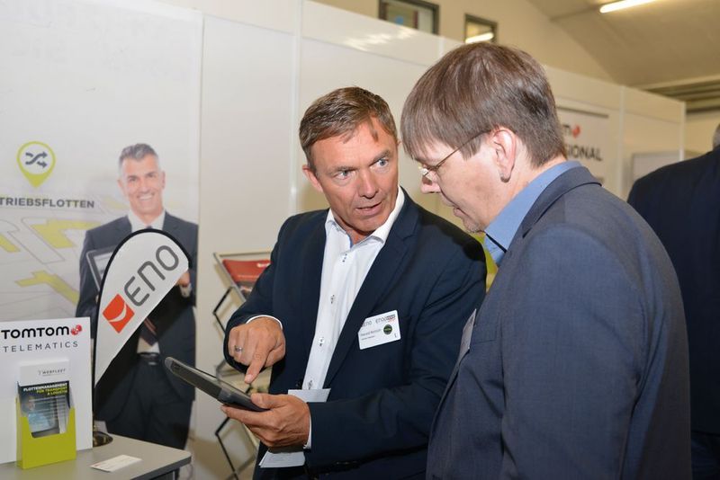 Die neusten Telematik-Lösungen werden präsentiert. (Eno)