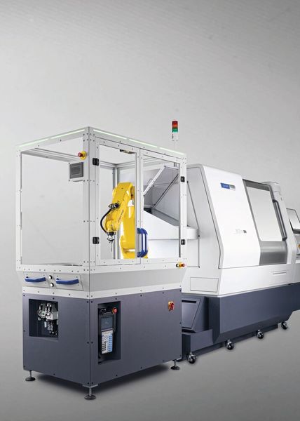 Citizen verzahnt leistungsstarke Drehtechnologie mit intelligenten Automationslösungen. Dazu hat das Unternehmen das Geschäftsfeld „Automation“ gegründet und entwickelt Roboterzellen, die sich optimal an die spezifische, kundenindividuelle Bauteilproduktion anpassen lassen. (Bild: Citizen Machinery Europe GmbH)