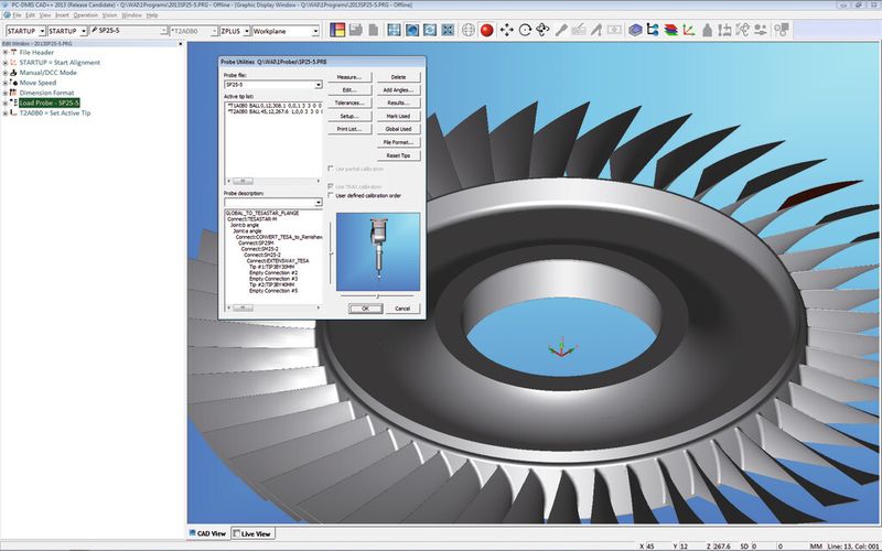 Die Software dient vor allem der Sammlung, Auswertung, Verwaltung und Darstellung von Fertigungsdaten. (Bild: Hexagon Metrology)