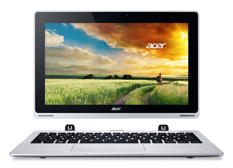 Als großen Bruder des Aspire Switch 10 bringt Acer nun das Aspire Switch 11 mit 11,6-Zoll-Display. In dem Windows-Tablet mit magnetischer Andock-Tastatur steckt entweder ein Intel Core-Prozessor oder ein Atom Z3745. (Bild: Acer)