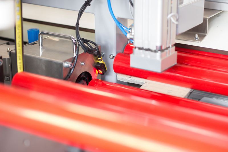 Der Infrarotsensor Q20EQ7 erkennt die Nahtstelle zwischen zwei Rohren (Turck)