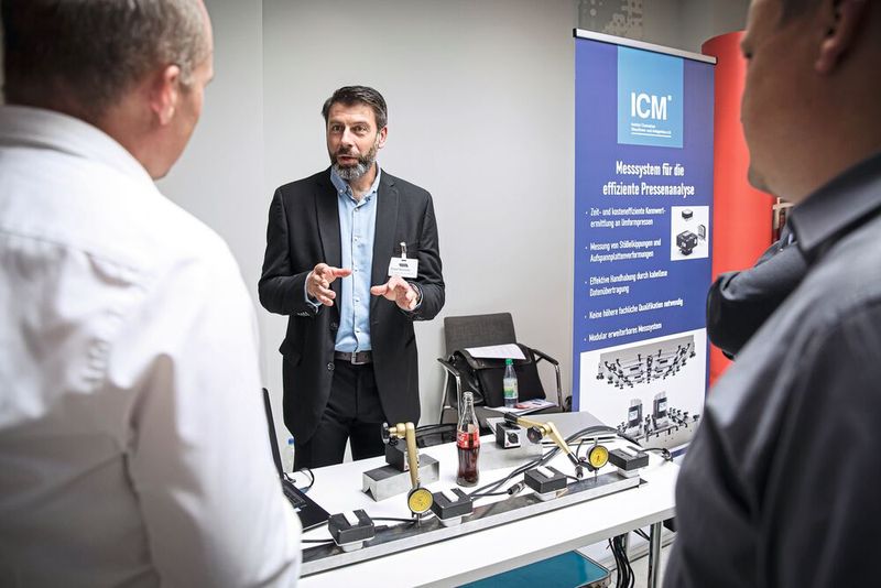 Impressionen der 4. Fachtagung „Mehr Effizienz im Presswerk“ am 15. Juni 2023 in Würzburg. (Bild: VCG/Stefan Bausewein)