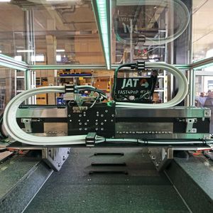 Das Hochpräzisionssystem kommt unter anderem in Reinraumanwendungen der Halbleiterindustrie zum Einsatz. (Bild: Igus)