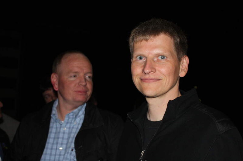 Andreas Ernst (links), PC-Spezialist-Beirat Bonn, und Synaxon-Vorstandsvorsitzender Frank Roebers (Archiv: Vogel Business Media)
