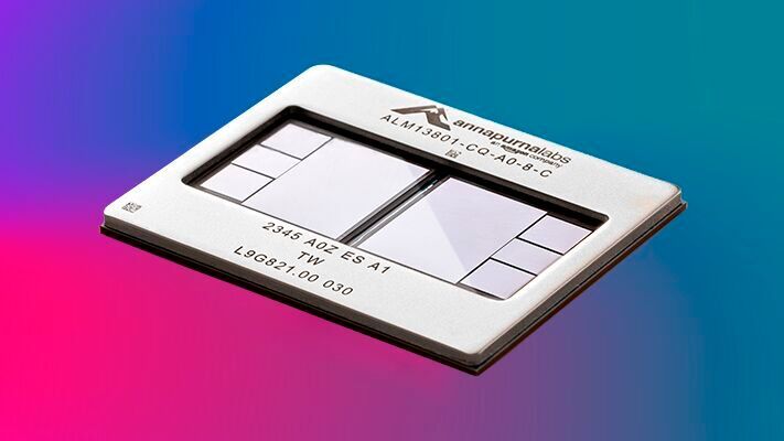 Trainium 3: With its own AI accelerator built on the 3-nm process, AWS aims to become more independent from Nvidia and scale training workloads more efficiently.(Image: Amazon)