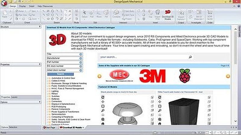 DesignSpark Mechanical: Kostenpflichtiges Bundle Add-on (Bild: RS Components)