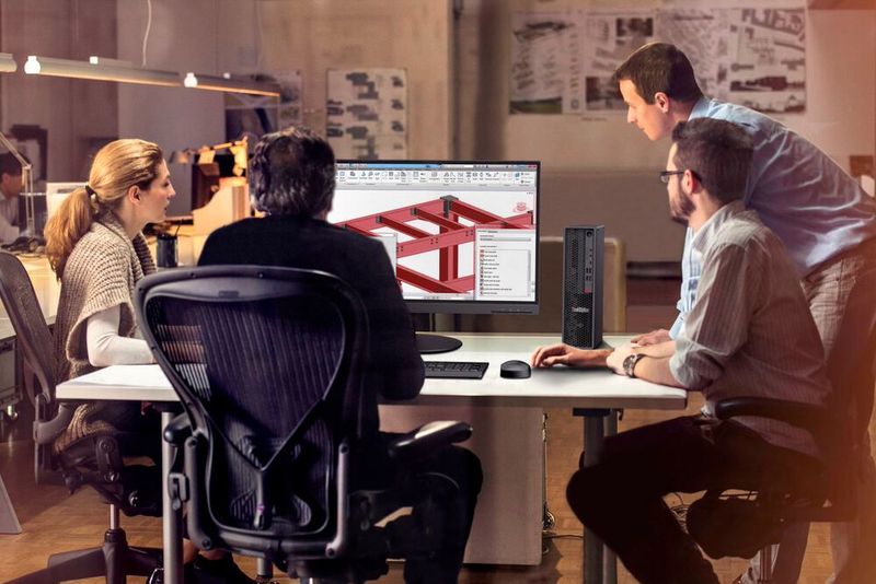 Lenovo launcht im Herbst mit der Think-Station P350-Familie neue Desktop-Workstations für den Entry-Level-Bereich, bestehend aus Think-Station P350 Tower, Small Form Factor (SFF) und Tiny. Dieses Trio von Workstations bietet ein Technologie-Upgrade – jede von ihnen ist mit Unterstützung für PCIe Gen 4 für schnelleren Zugriff auf modernste Speichertechnologien sowie mit verbesserter professioneller Grafikunterstützung ausgestattet, heißt es.  (Lenovo)