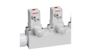 Optimized combination of modular valve block solutions and durably reliable sealing with sealing method free from O-rings (Gemü)
