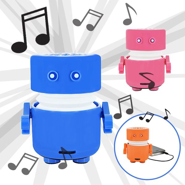 Für Musik an jedem Ort ist der Mini Lautsprecher-Roboter der perfekte Begleiter. Klarer Sound für bis zu acht Stunden, kompaktes Design und einfache Aufladung über USB Kabel. Bei www.monsterzeug.de kostet der putzige Lautsprecher 34,95 Euro. (Bild: www.monsterzeug.de)