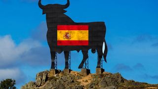 Stolz blickt der spanische Stier in die Gegend. Er hat auch allen Grund dazu! Denn Spaniens Wirtschafttentwicklung scheint derzeit – wie ein wilder Stier – nicht zu bremsen zu sein, so die Berichte. Aber wird es auch so weitergehen? ...  (Bild: Spanickel)