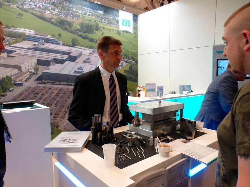 Impressionen der Stanztec 2016 in Pforzheim. (Finus)
