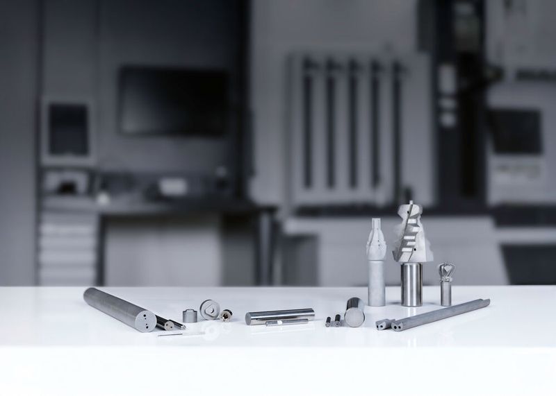 Auf der Grindinghub 2026 präsentiert Ceratizit auch eine breite Auswahl verschiedener Produktneuheiten – darunter neue Fräserrohlinge mit mehreren Kühlkanälen. Es können laut Aussteller bis zu sieben Kanäle sein. (Bild: Ceratizit)