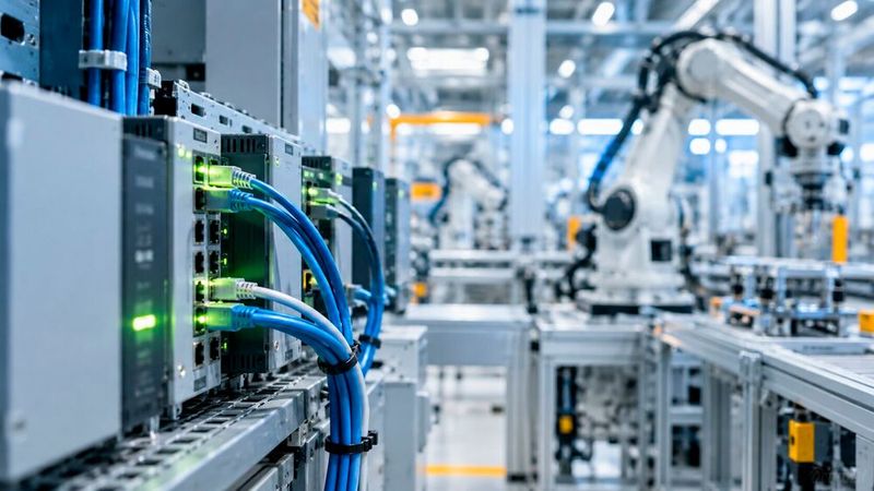 OPC UA FX über TSN: Die OPC Foundation und die Avnu Alliance wollen Tests und Zertifizierungen enger verzahnen, damit Geräte verschiedener Hersteller in industriellen Netzwerken zuverlässig zusammenspielen.(Bild:  KI-generiert)