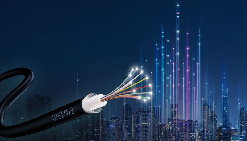 Digitus erweitert sein Glasfaser-Portfolio: Komponenten für FTTH, Gebäudeverkabelung und Rechenzentren bis Netzebene 3.(Bild:  Digitus)