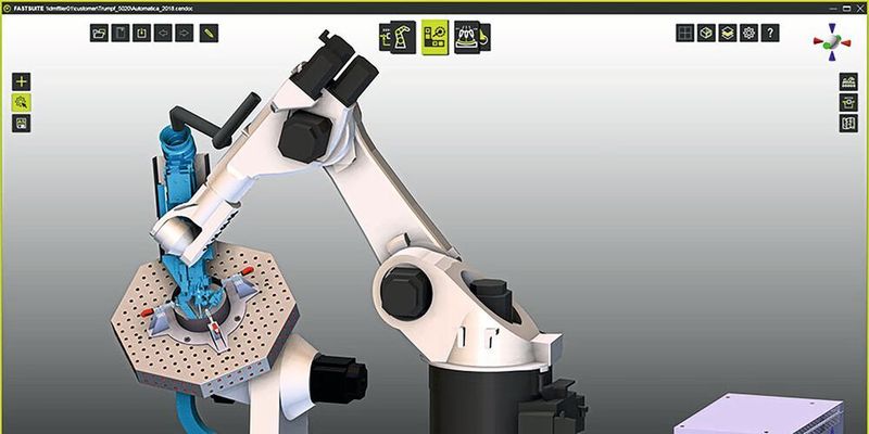 Schnell und zuvelässig: Das 3D-Simulieren der Schweissprozesse einschliesslich der Vorrichtungen erübrigt umständliches, zeitaufwendiges Teachen der Schweissroboter.  (Cenit AG)