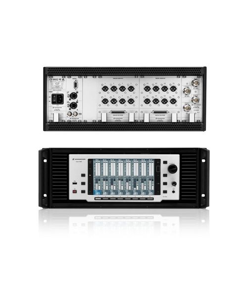 Einer der Empfänger-Mainframes für die Funk-Mikrofone (Sennheiser)