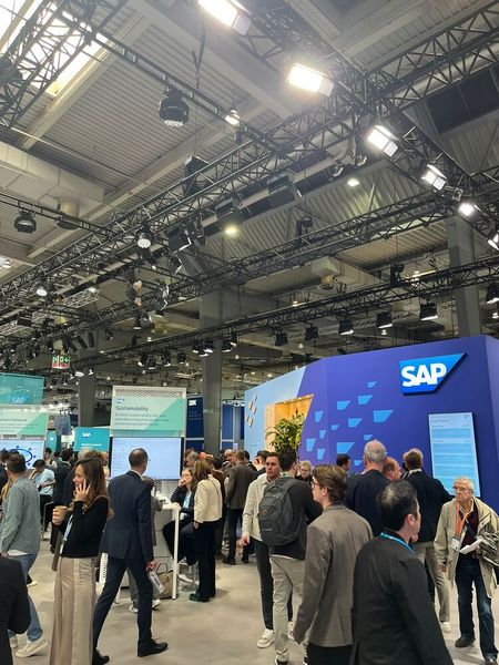 Am Stand von SAP war viel los. (Bild: Vogel IT-Medien)